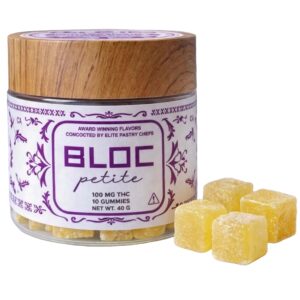 bloc petite artisanal thc gummies caramelized pineapple