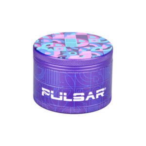 pulsar design series grinder with side art candy floss / 4pc / 2.5"