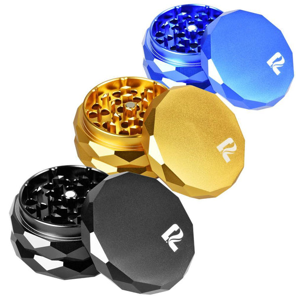 pulsar diamond faceted aluminum herb grinder pulsar diamond faceted aluminum herb grinder