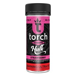 torch hulk strawberry gummies 15000mg